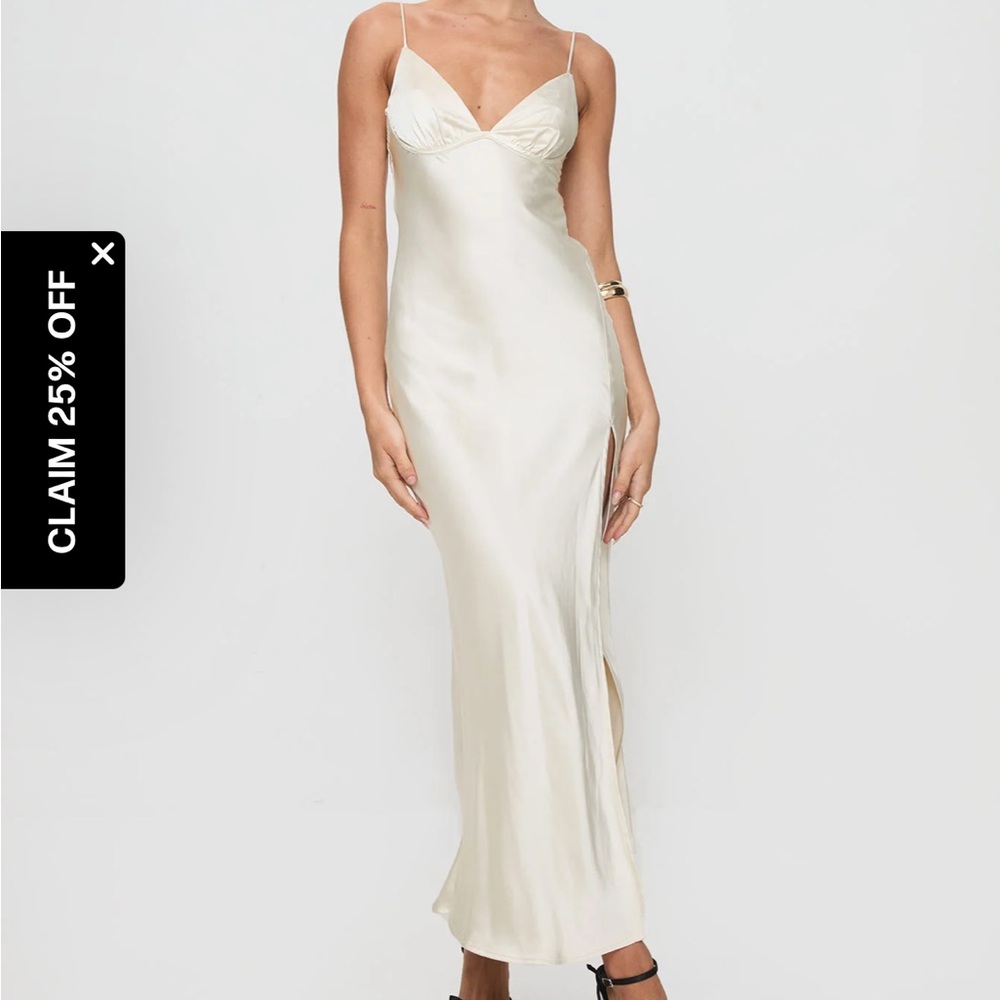 Princess Polly Cream Dress